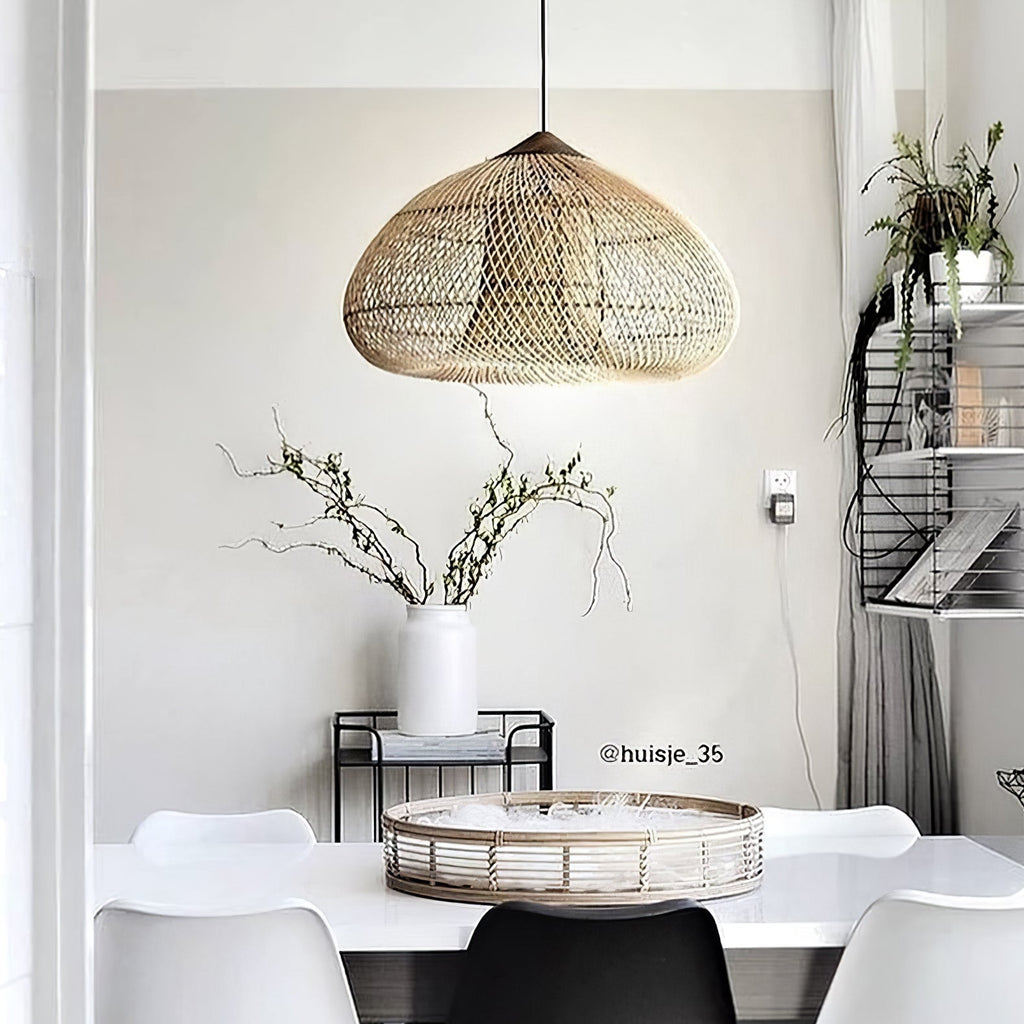 Ritta Braided Rattan Pendant Light - image 32