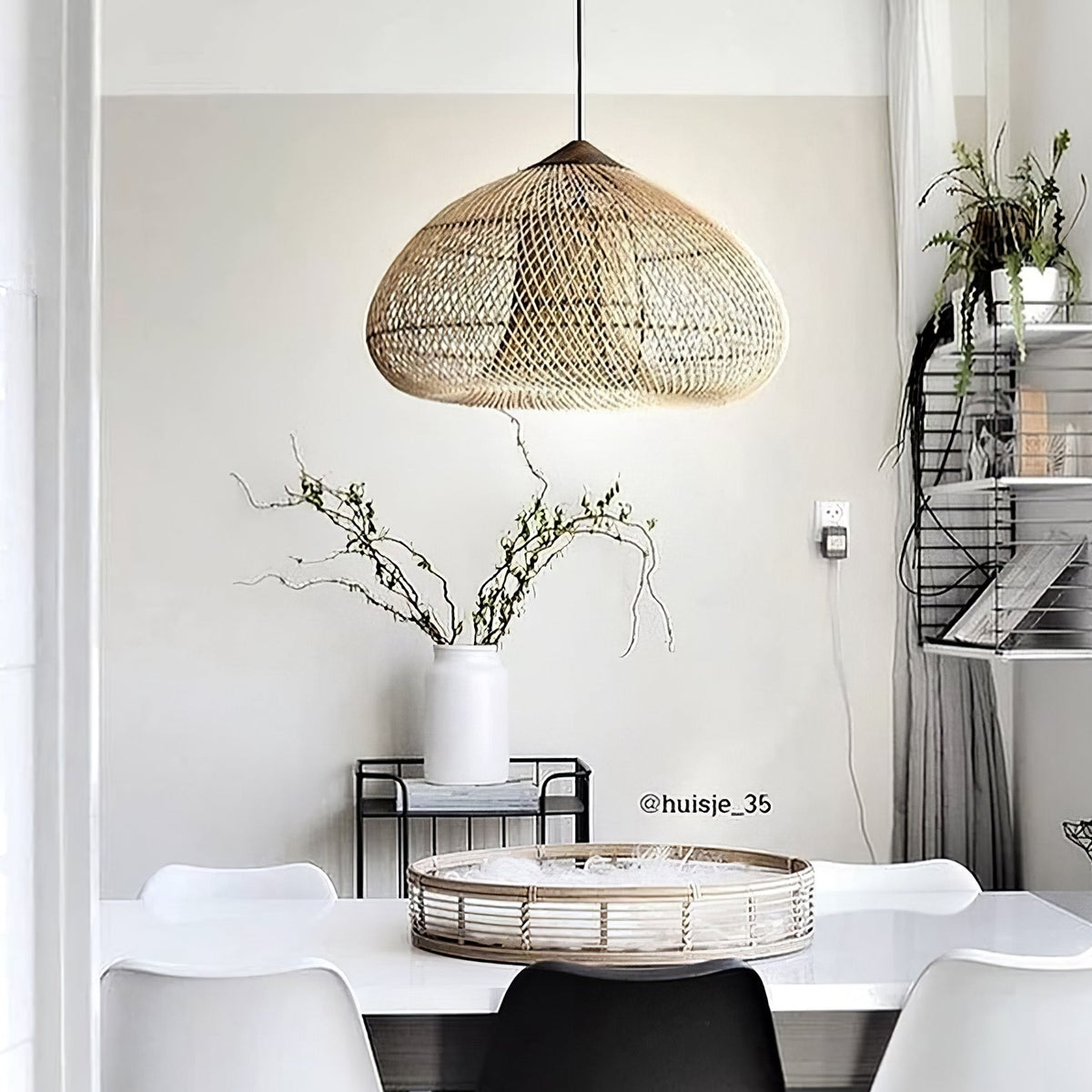 Ritta Braided Rattan Pendant Light - image 32