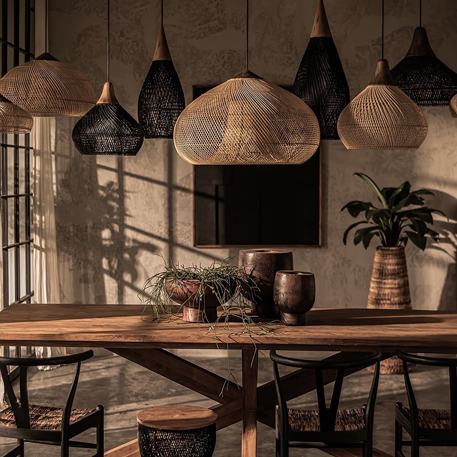 Ritta Braided Rattan Pendant Light - image 39