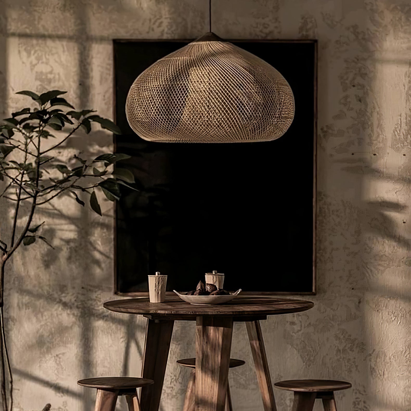 Ritta Braided Rattan Pendant Light - image 11