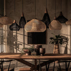 Ritta Braided Rattan Pendant Light - image 47