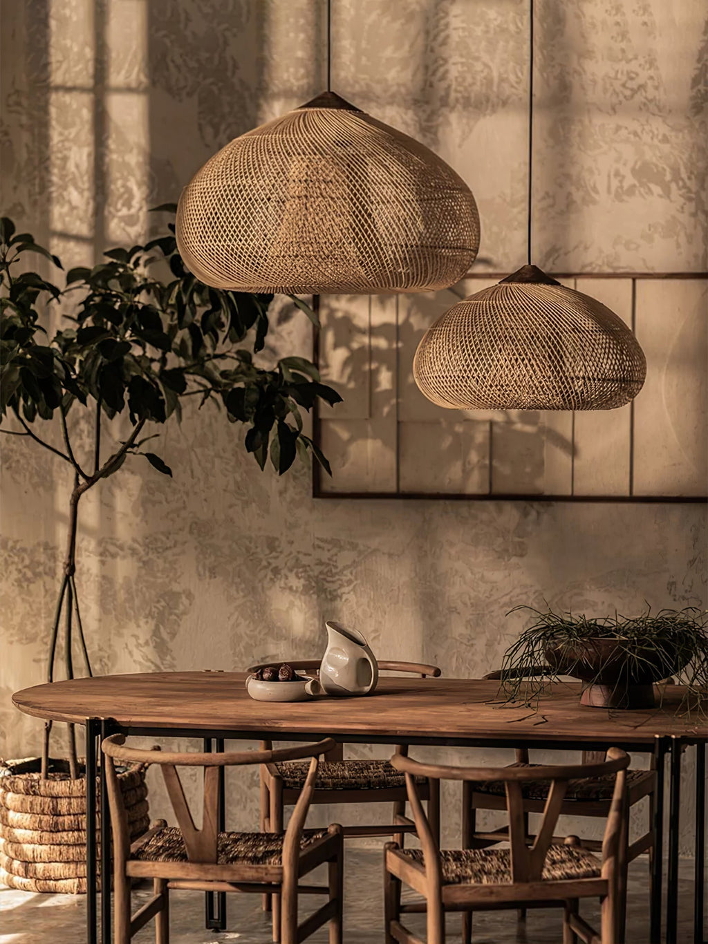Ritta Braided Rattan Pendant Light - image 44