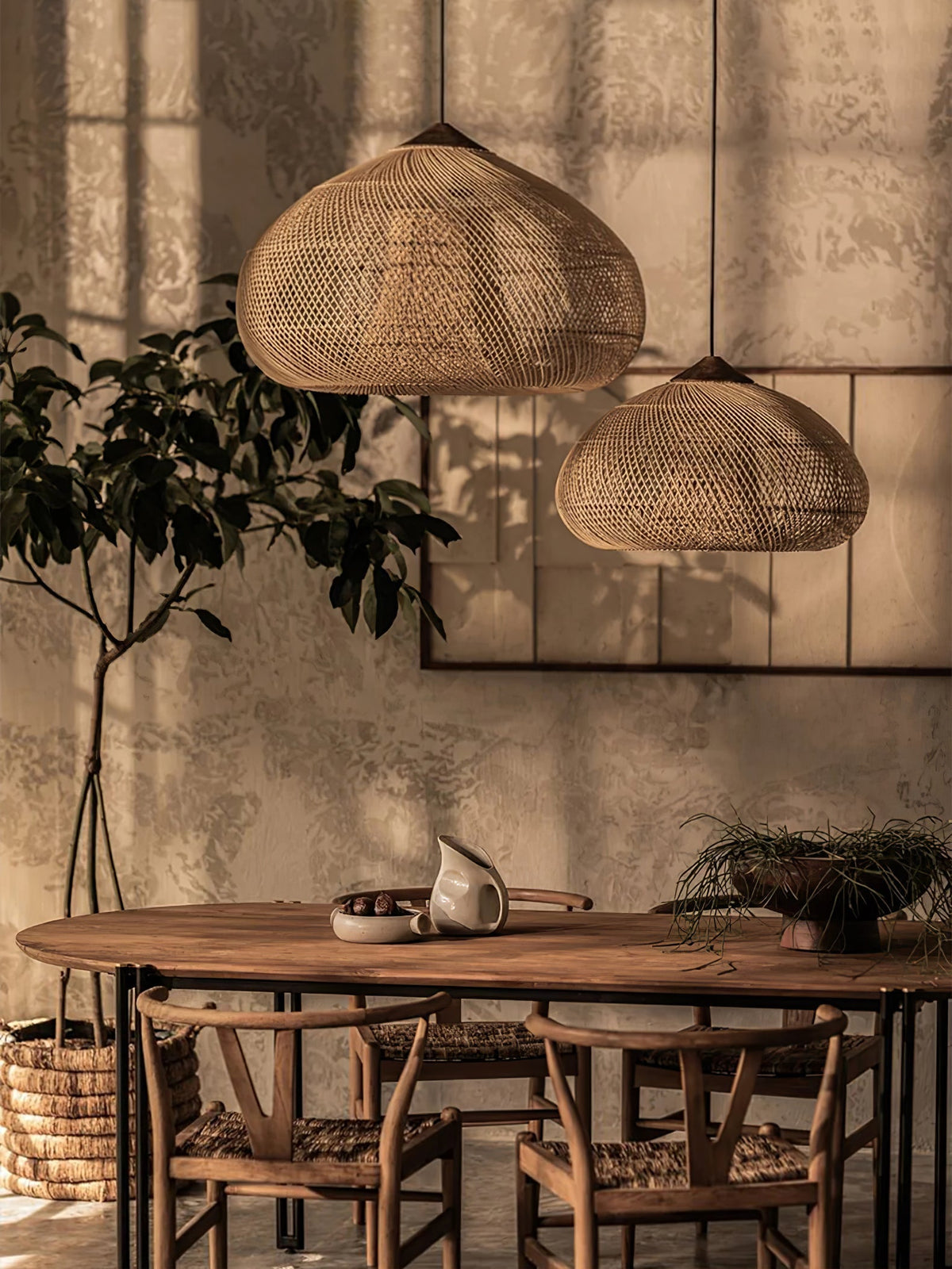 Ritta Braided Rattan Pendant Light - image 44