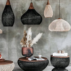 Ritta Braided Rattan Pendant Light - image 14