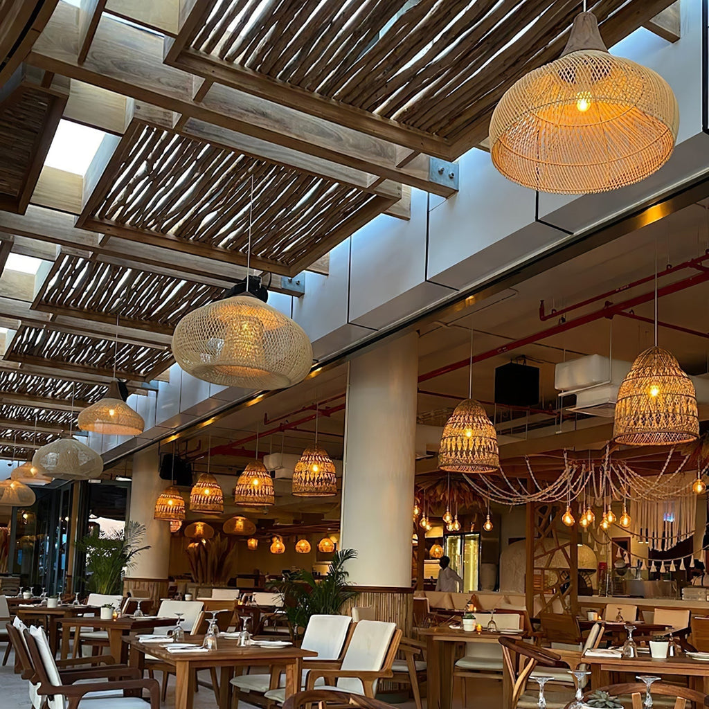 Ritta Braided Rattan Pendant Light - image 46