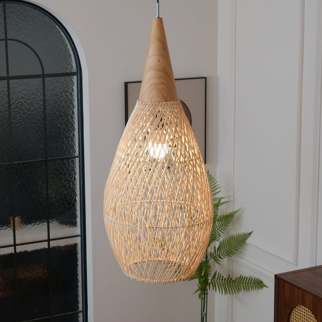 Ritta Braided Rattan Pendant Light - image 62