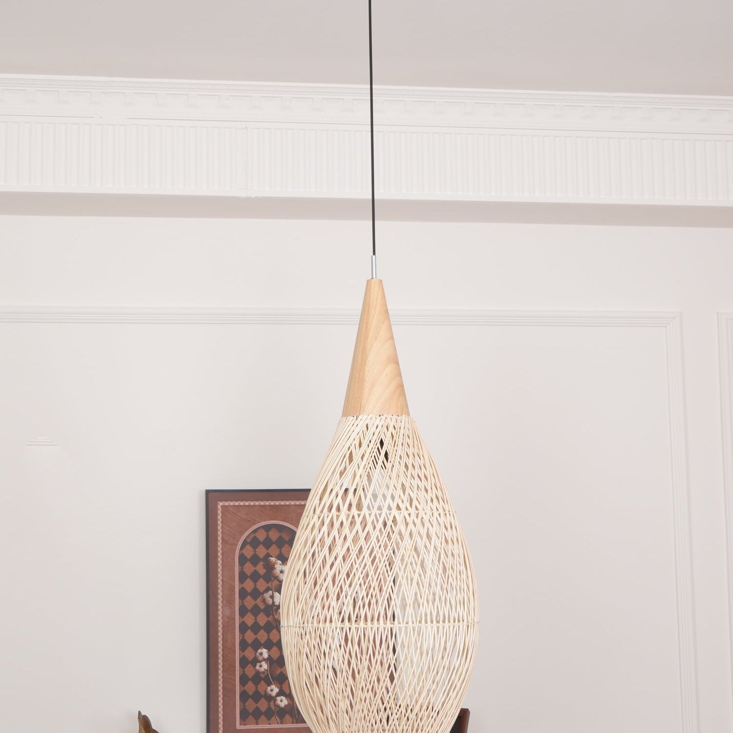 Ritta Braided Rattan Pendant Light - image 63