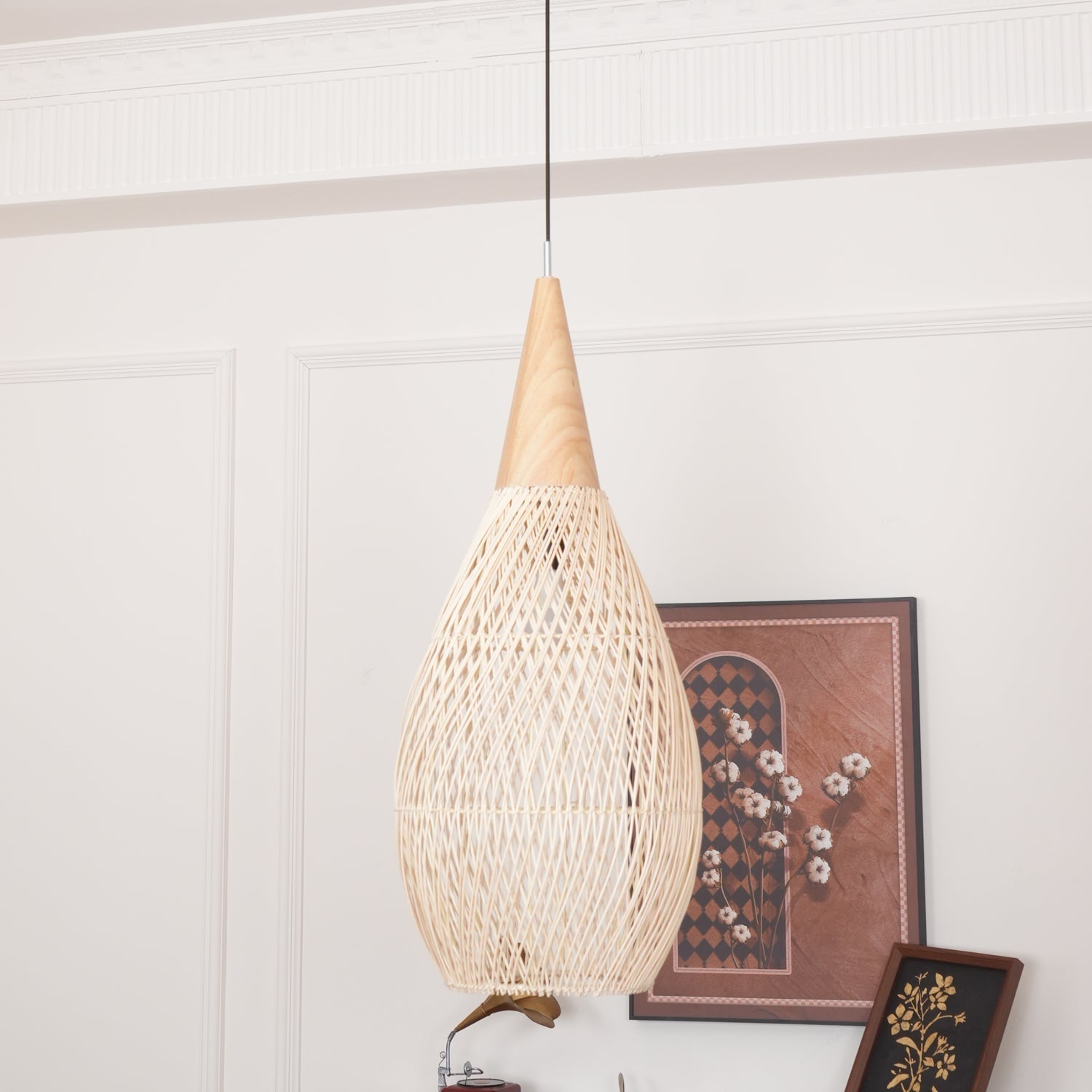 Ritta Braided Rattan Pendant Light - image 64