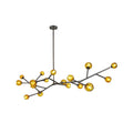 Kinetic Individual Creativity Brass Glass Chandelier