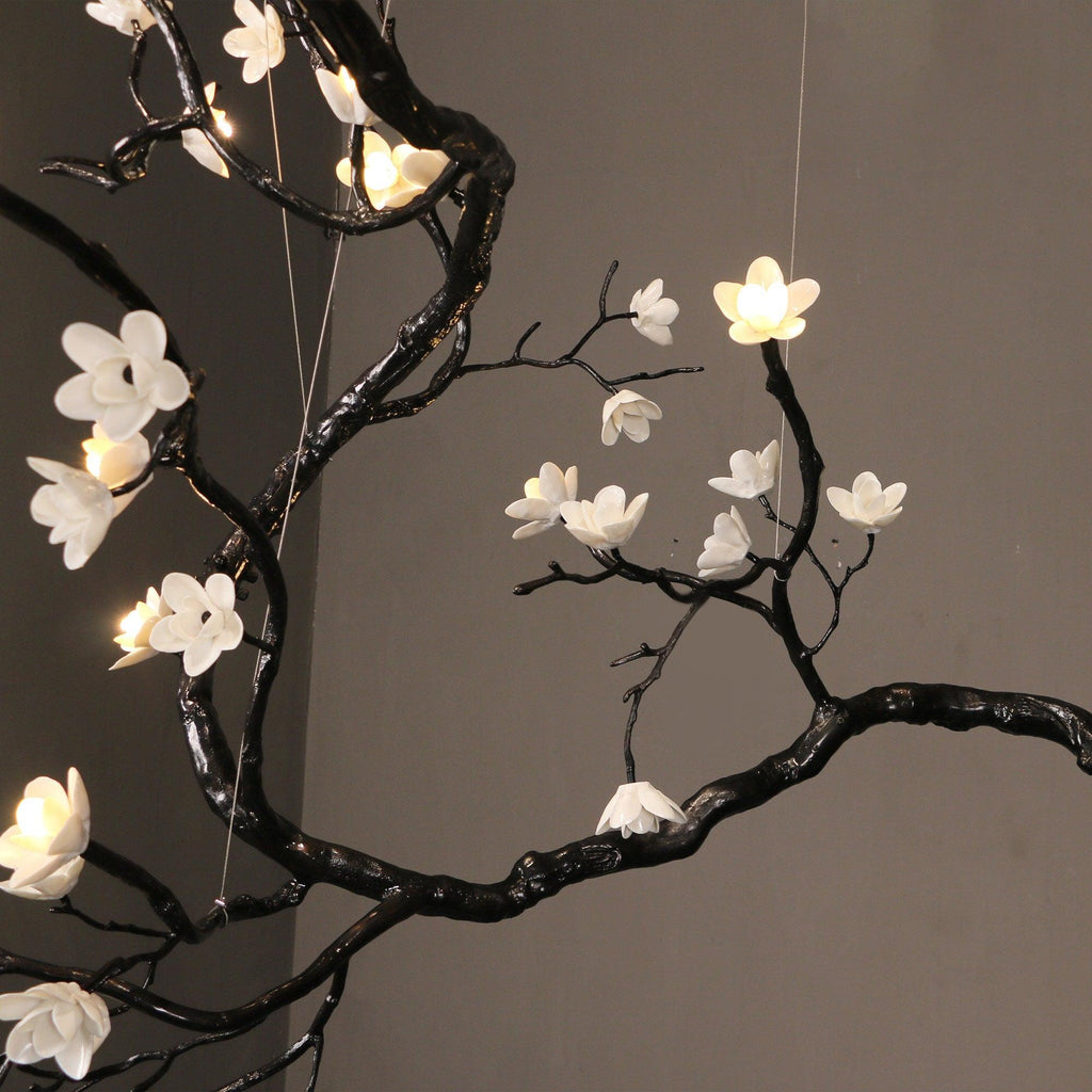 Aurora Chandelier Branch Floral Organic