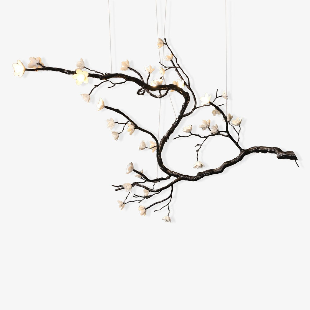 Aurora Chandelier Branch Floral Organic