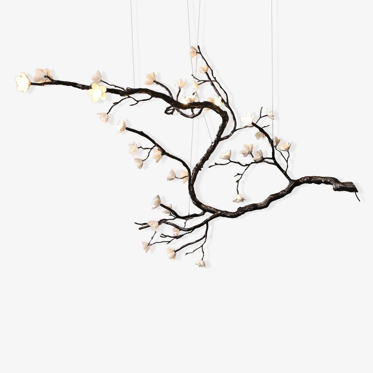 Aurora Chandelier Branch Floral Organic