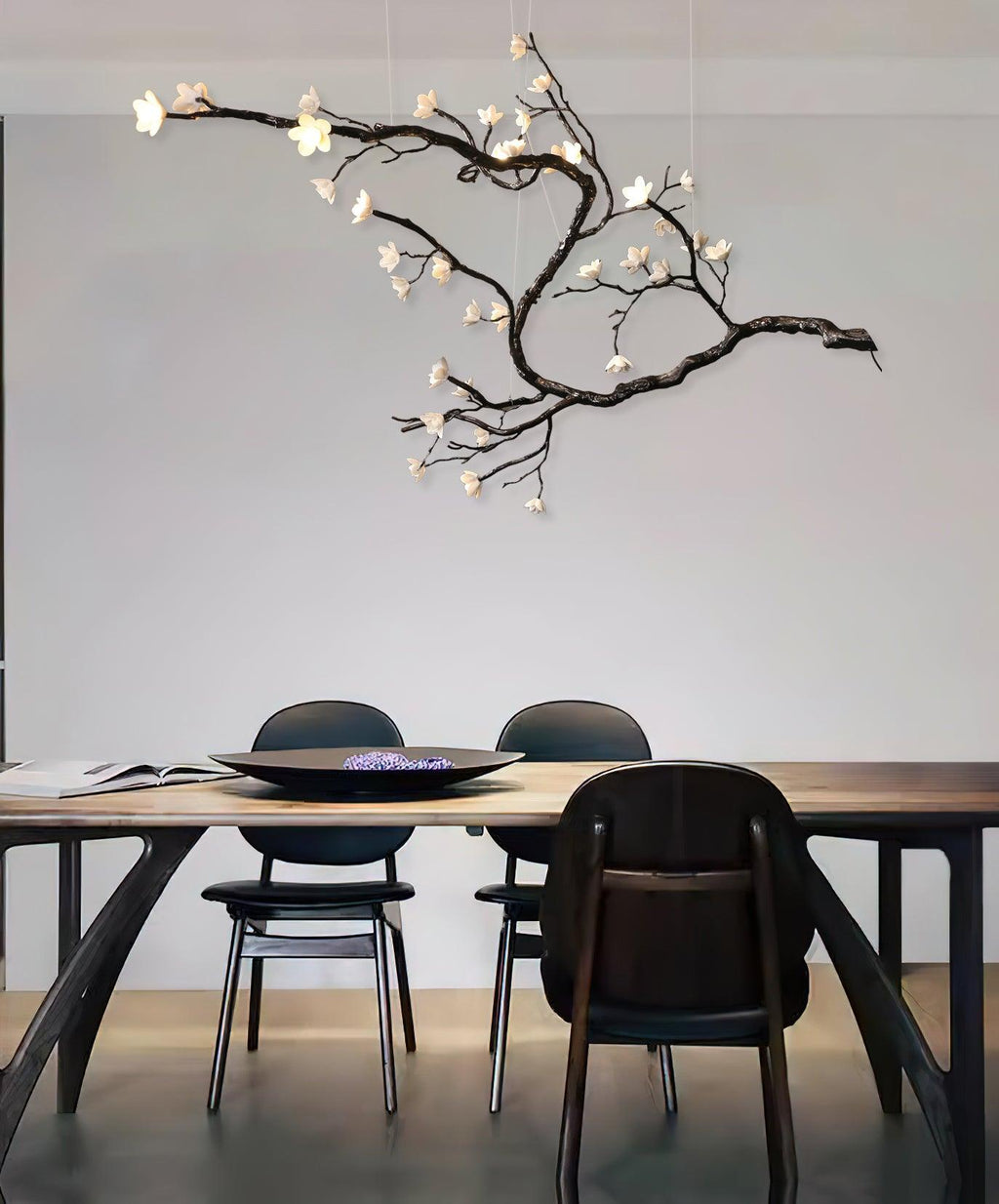 Aurora Chandelier Branch Floral Organic