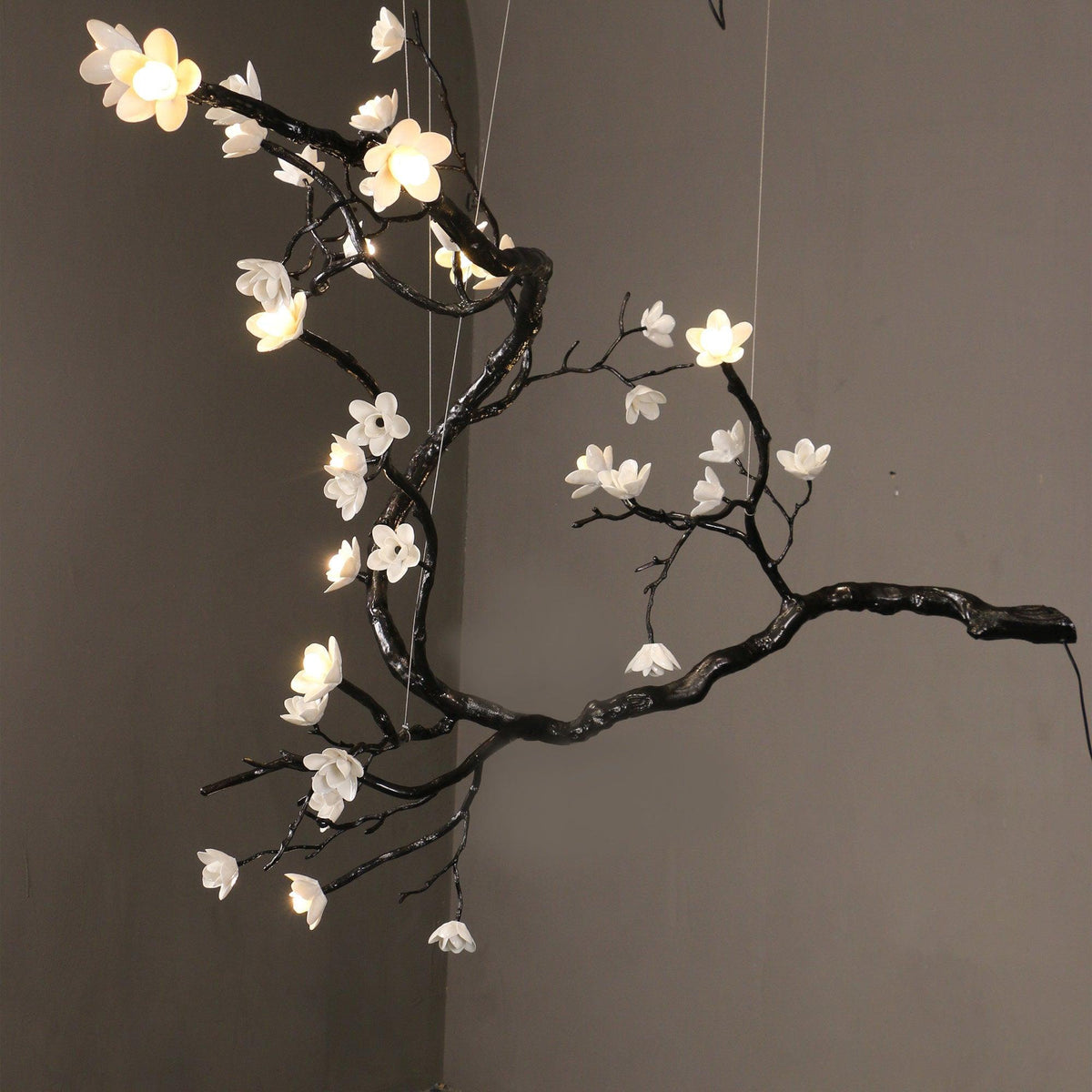 Aurora Chandelier Branch Floral Organic