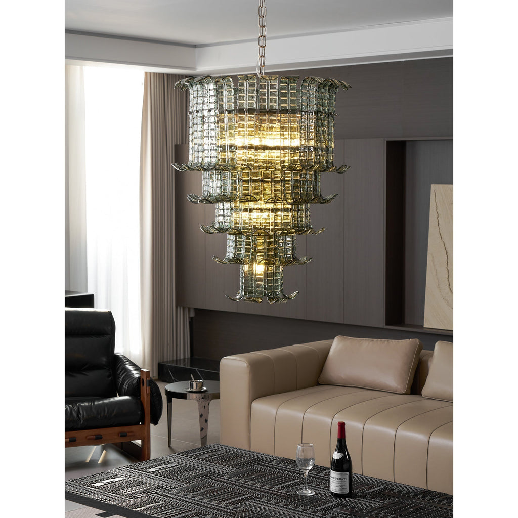 Aether Postmodern Luxury Glass Chandelier