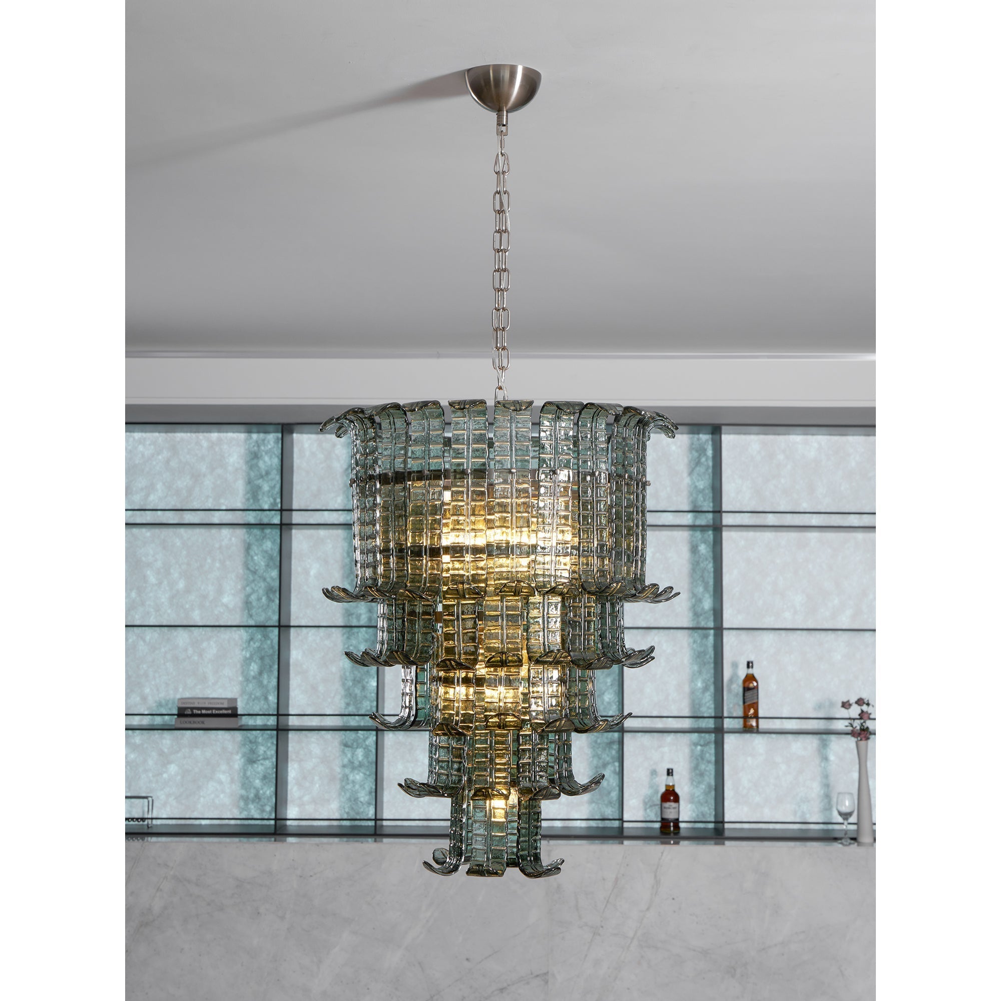 Aether Postmodern Luxury Glass Chandelier