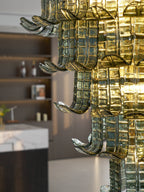 Aether Postmodern Luxury Glass Chandelier