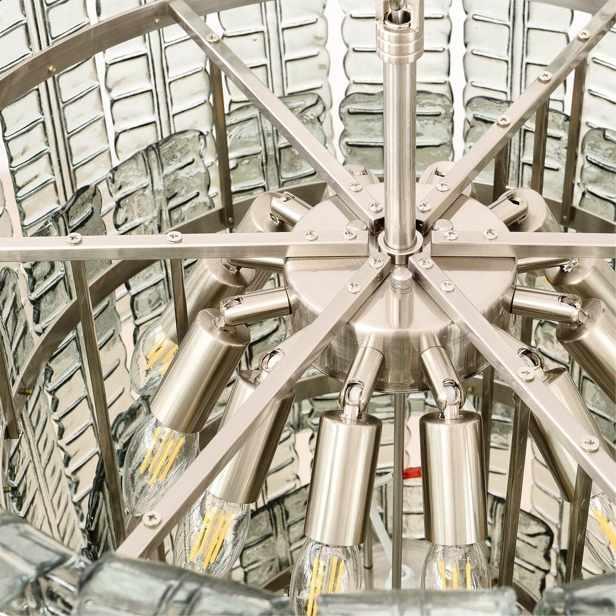 Aether Postmodern Luxury Glass Chandelier