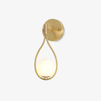 Icarila Modern Minimalist Vanity Brass Glass Wall Lamp