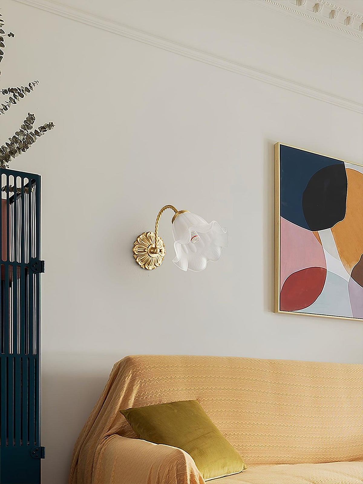 Florer Vintage Glass Sconce