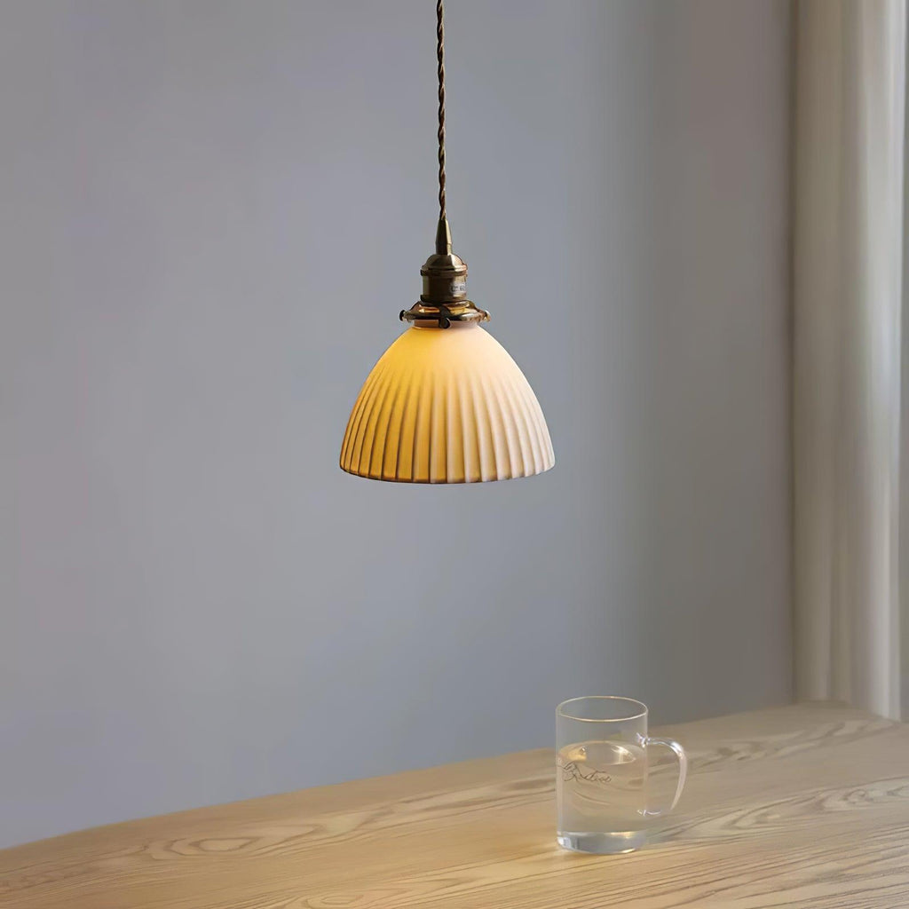 Ornoryra Vintage Glass Pendant Light