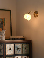 Drifte Brass Floral Luxury Wall Lamp