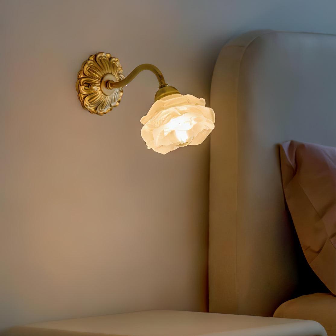 Drifte Brass Floral Luxury Wall Lamp