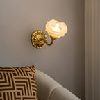 Drifte Brass Floral Luxury Wall Lamp