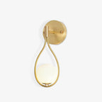 Icarila Modern Minimalist Vanity Brass Glass Wall Lamp