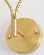 Icarila Modern Minimalist Vanity Brass Glass Wall Lamp