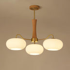 Lustra Vintage Brass Wooden Chandelier - image 14