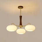 Lustra Vintage Brass Wooden Chandelier - image 18