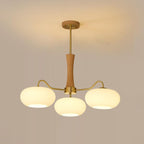 Lustra Vintage Brass Wooden Chandelier - image 20