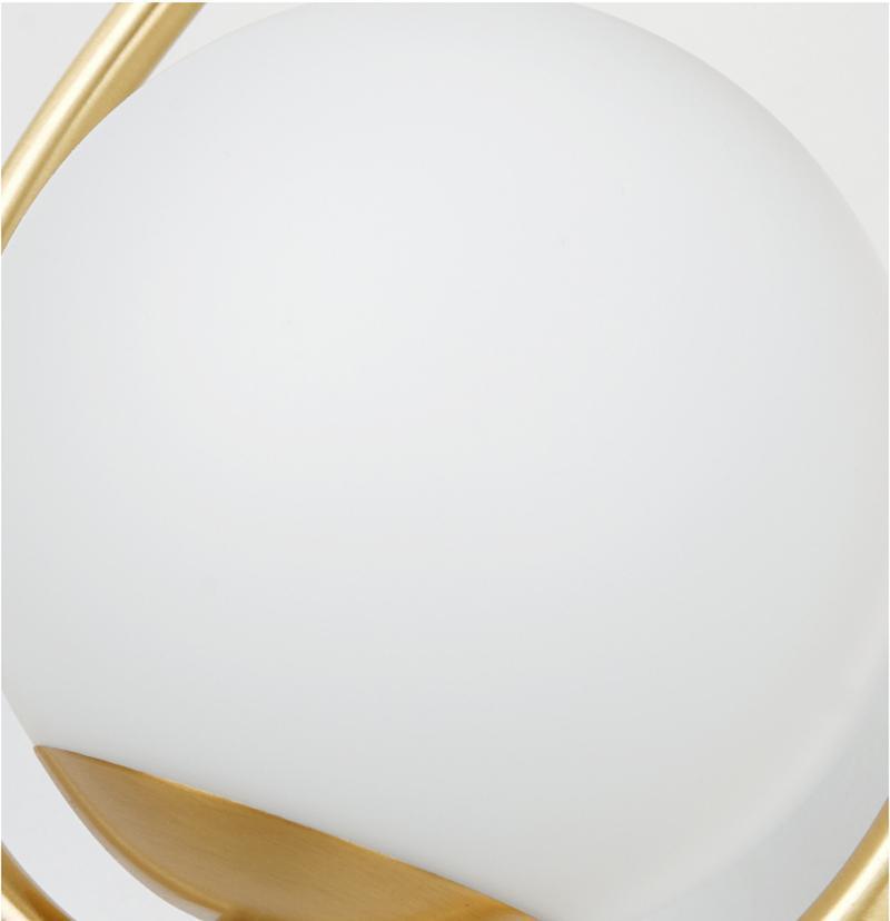 Icarila Modern Minimalist Vanity Brass Glass Wall Lamp
