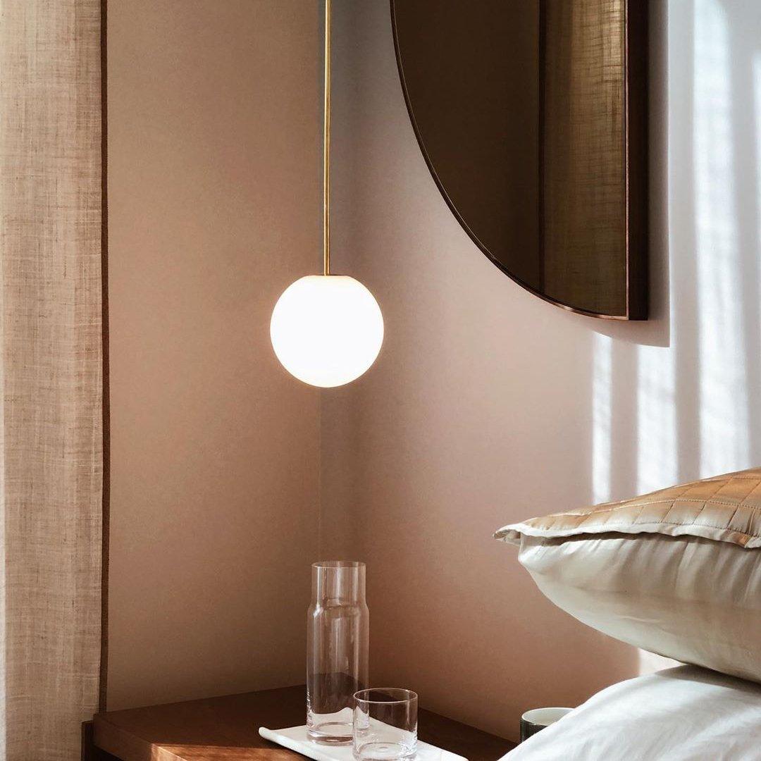 Lustra Pendant Lamp Brass Architectural Collection