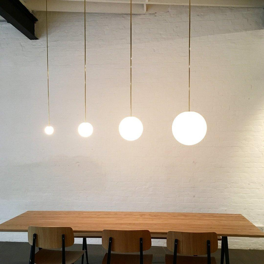 Lustra Pendant Lamp Brass Architectural Collection