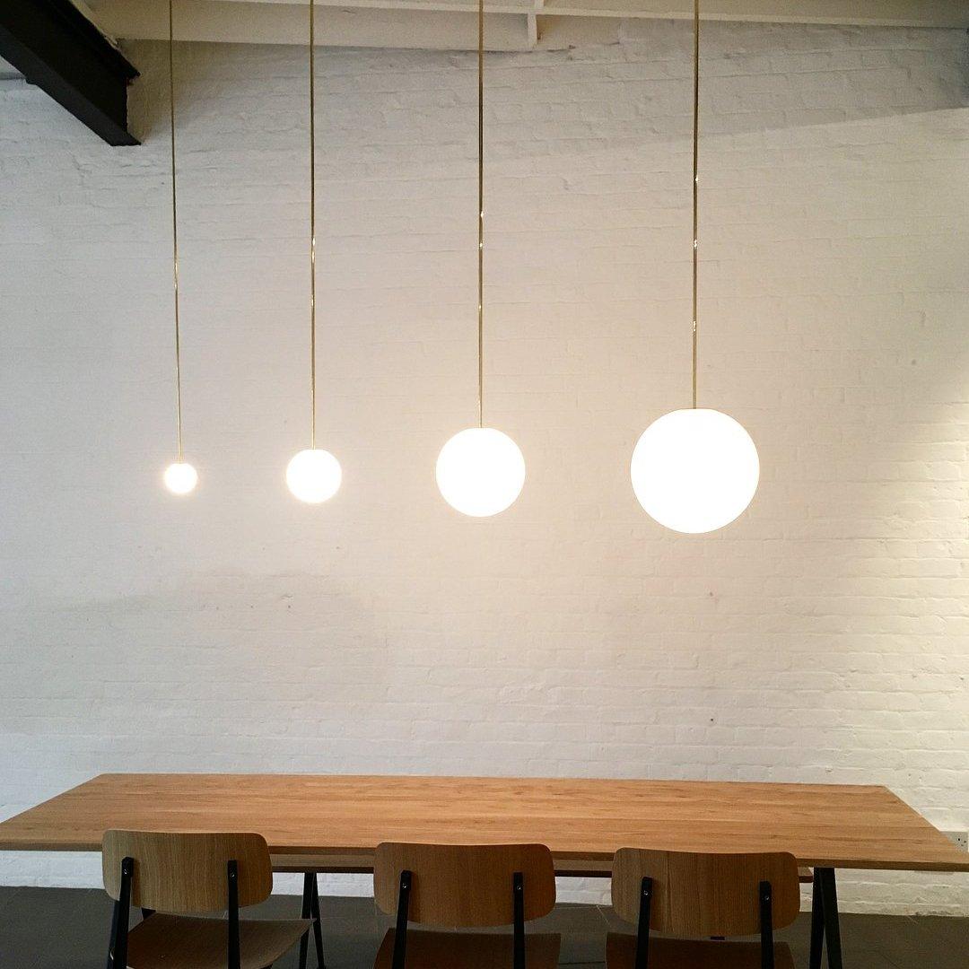 Lustra Pendant Lamp Brass Architectural Collection