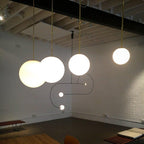 Lustra Pendant Lamp Brass Architectural Collection