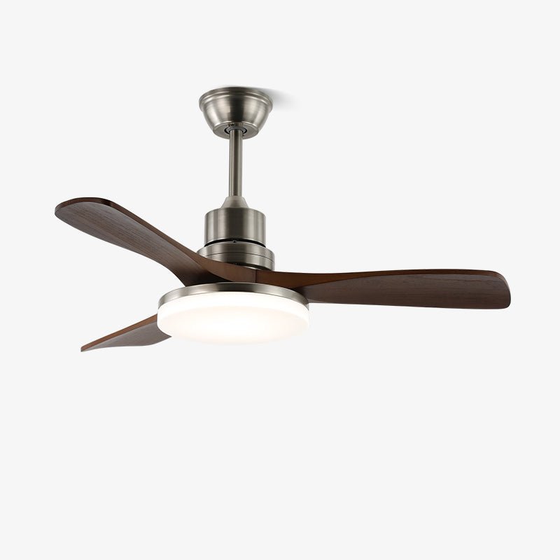 Kaelen Modern Wood Ceiling Fan Light
