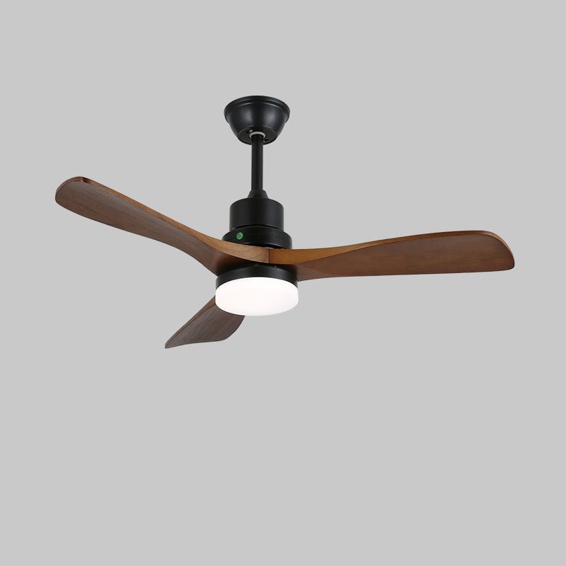 Kaelen Modern Wood Ceiling Fan Light