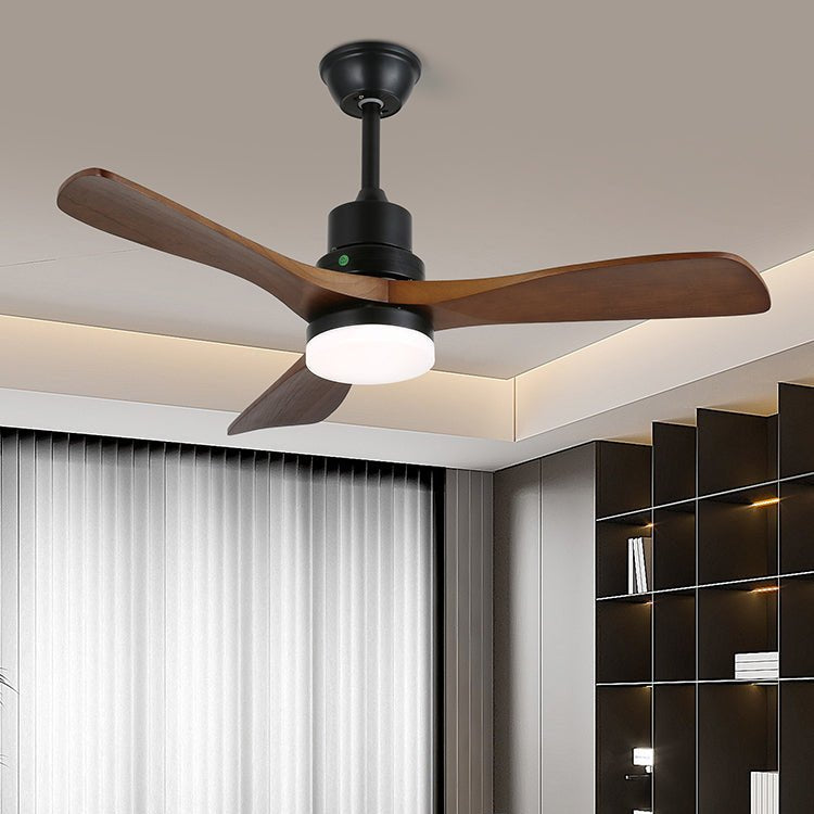 Kaelen Modern Wood Ceiling Fan Light
