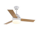 Selena Minimalist Wood Ceiling Fan Light