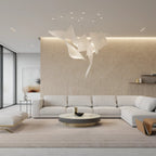 Alnoror Sculptural Gold Pendant Light
