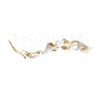 Alnoror Sculptural Gold Pendant Light