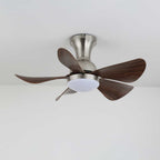 Novaro Modern Wood Ceiling Fan Light