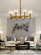 Glint Modern Brass Chandelier