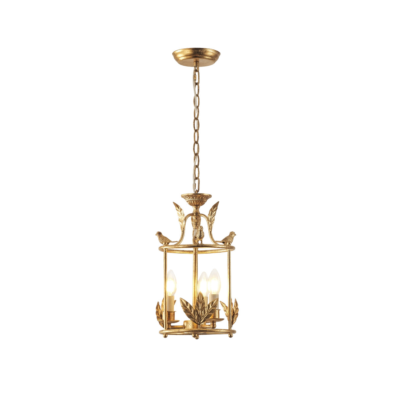 Silva Baroque Style Metal Lantern Pendant Light - image 2