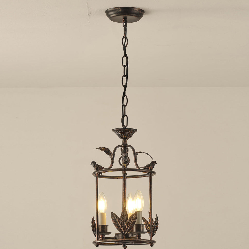 Silva Baroque Style Metal Lantern Pendant Light - image 23