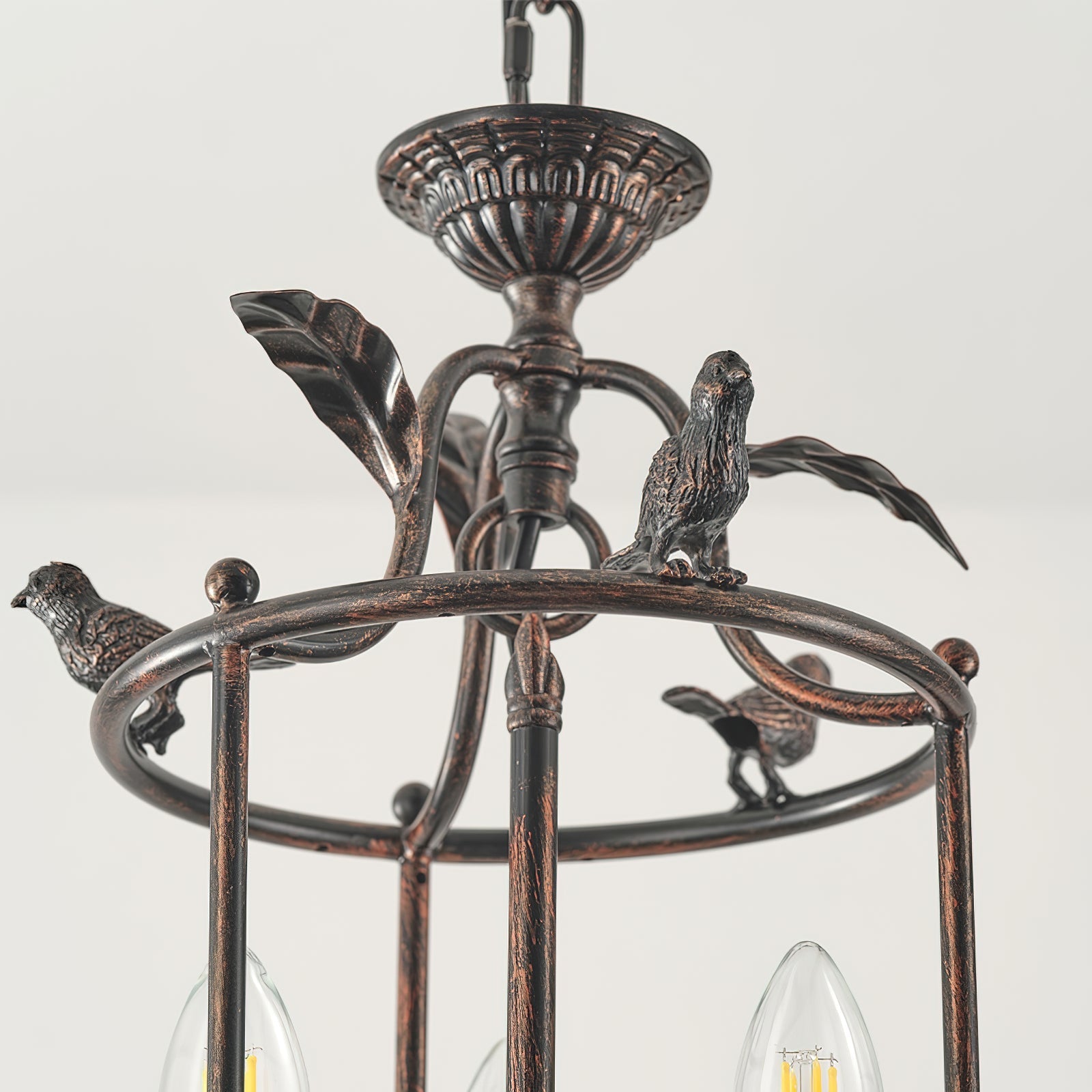 Silva Baroque Style Metal Lantern Pendant Light - image 24