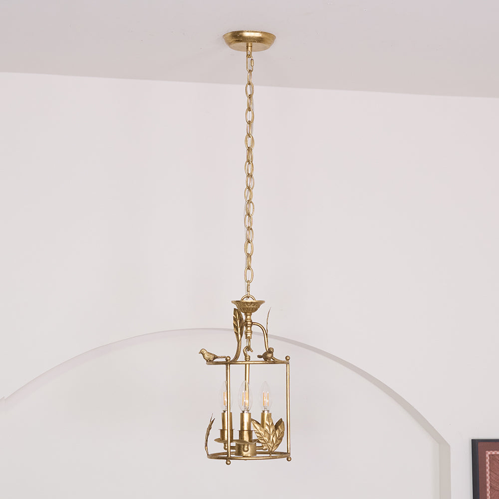 Silva Baroque Style Metal Lantern Pendant Light - image 5